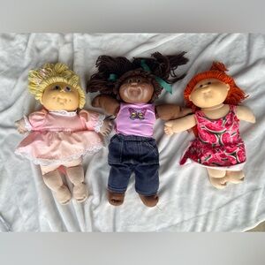Vintage Dolls Set - Blonde, Brunette, Redhead